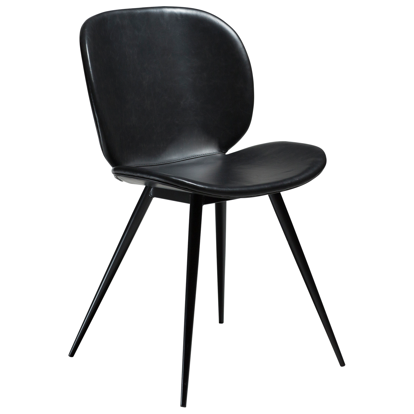 Stuhl Ceiba Kunstleder Vintage Schwarz (2er-Set)