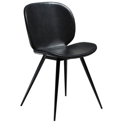 Stuhl Ceiba Kunstleder Vintage Schwarz (2er-Set)