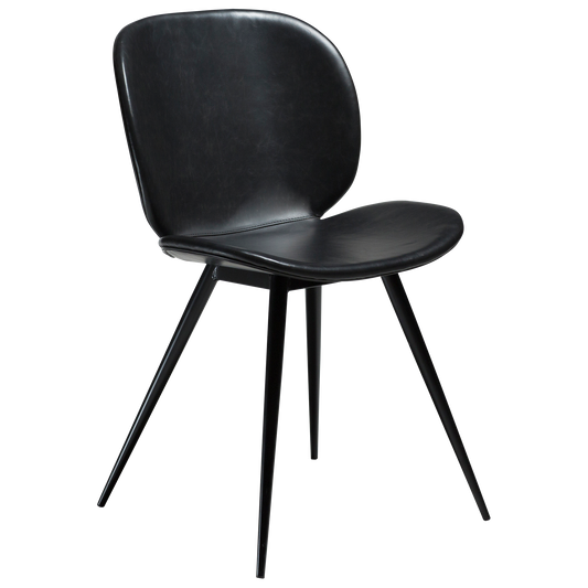 Stuhl Ceiba Kunstleder Vintage Schwarz (2er-Set)