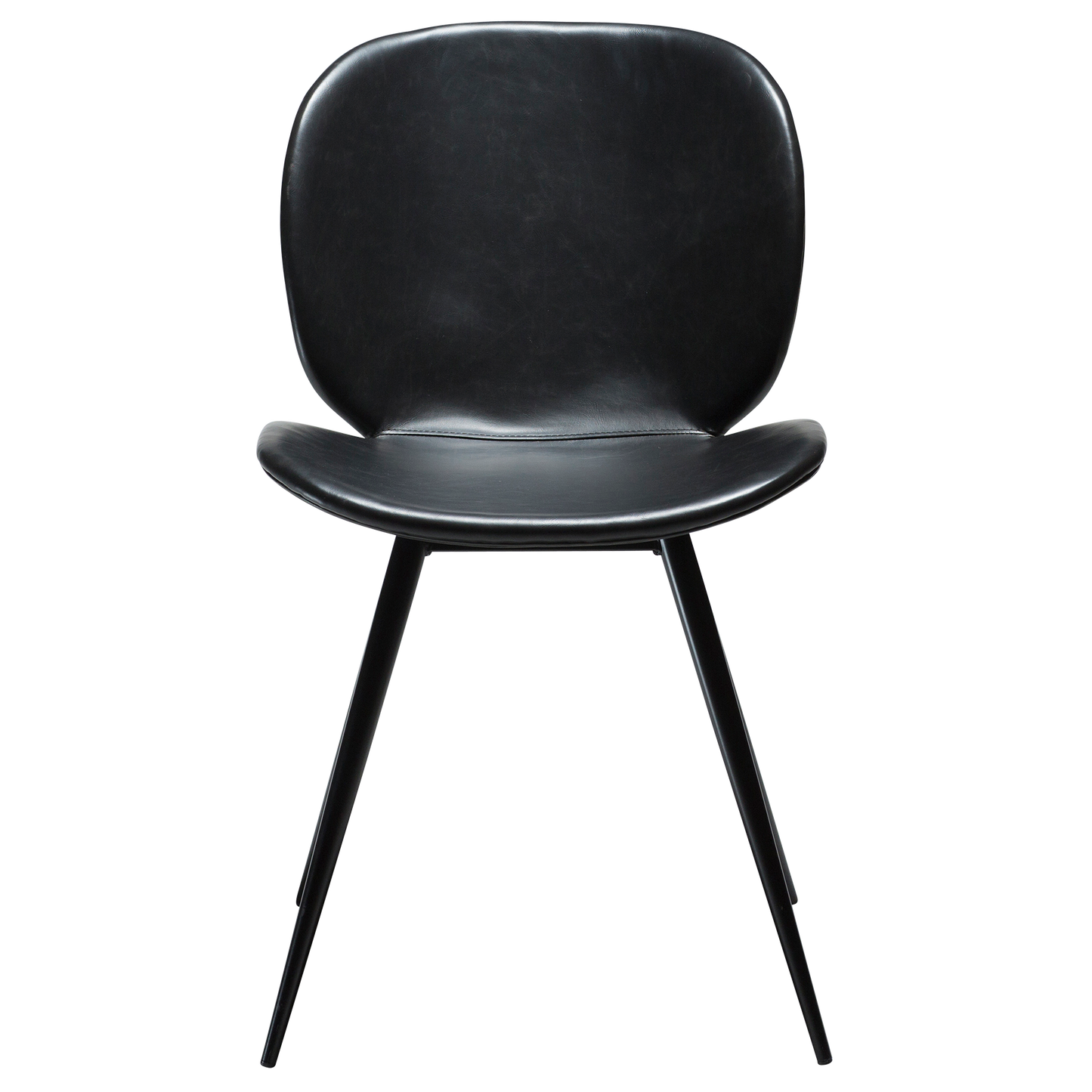 Stuhl Ceiba Kunstleder Vintage Schwarz (2er-Set)