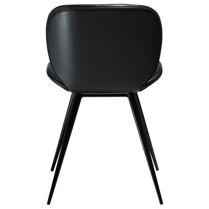Stuhl Ceiba Kunstleder Vintage Schwarz (2er-Set)