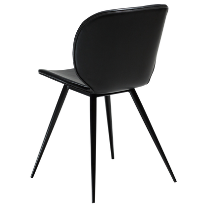 Stuhl Ceiba Kunstleder Vintage Schwarz (2er-Set)