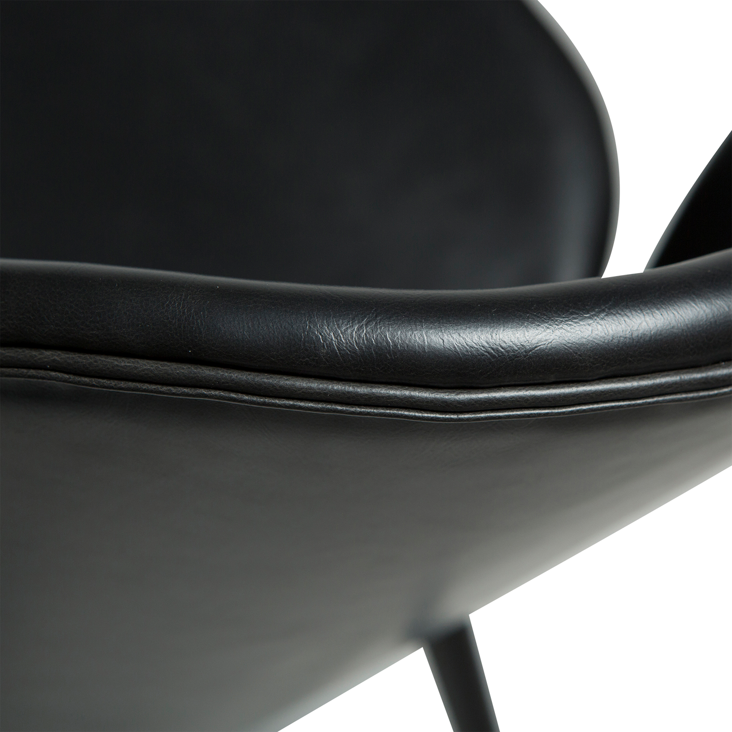 Stuhl Ceiba Kunstleder Vintage Schwarz (2er-Set)
