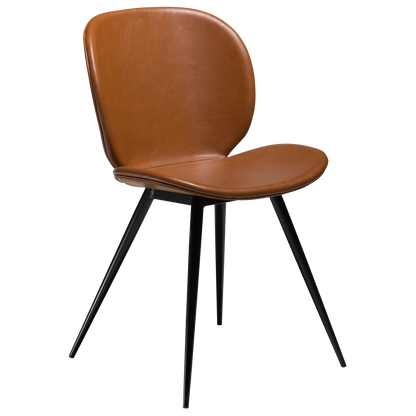 Stuhl Ceiba Kunstleder Mittelbraun (2er-Set)