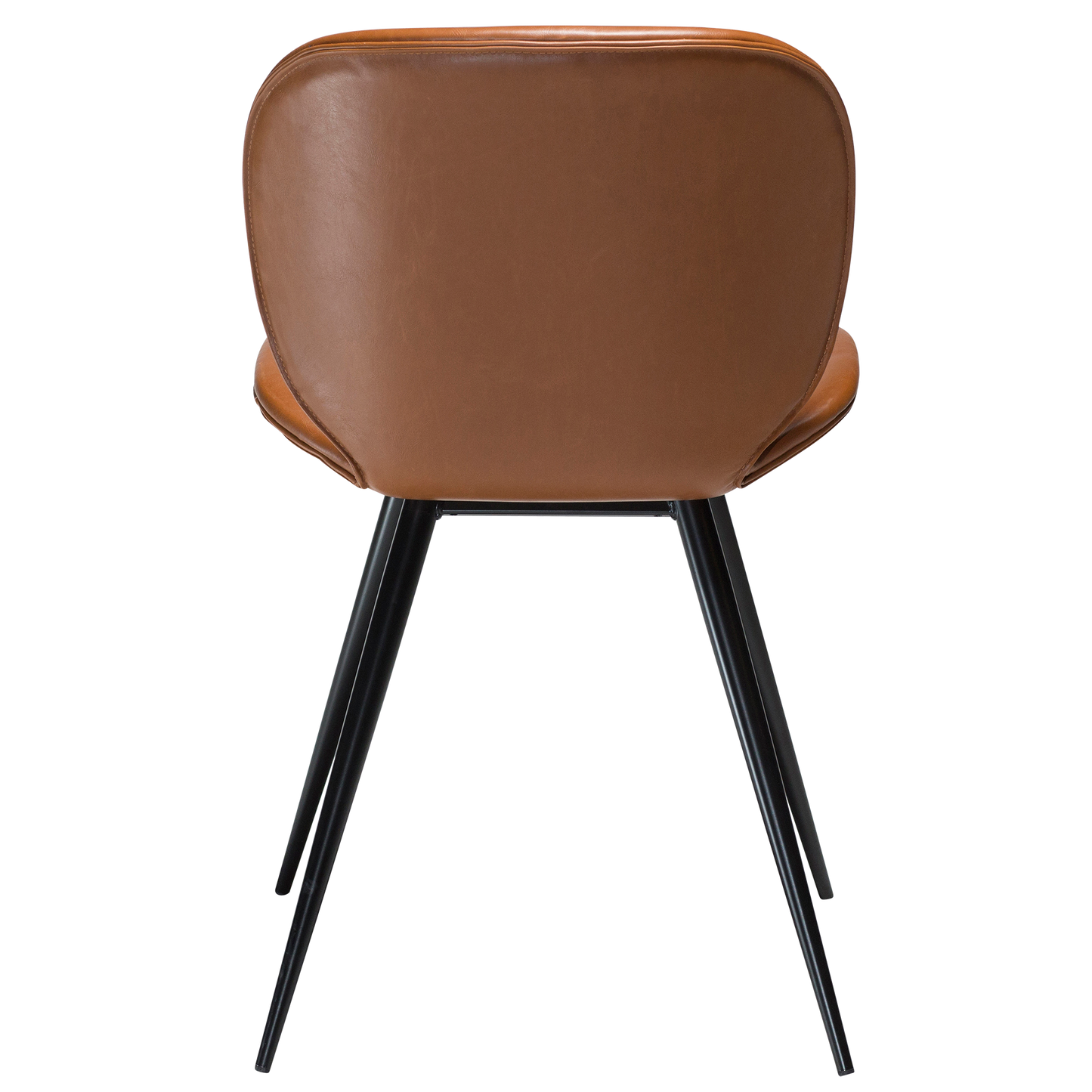 Stuhl Ceiba Kunstleder Mittelbraun (2er-Set)