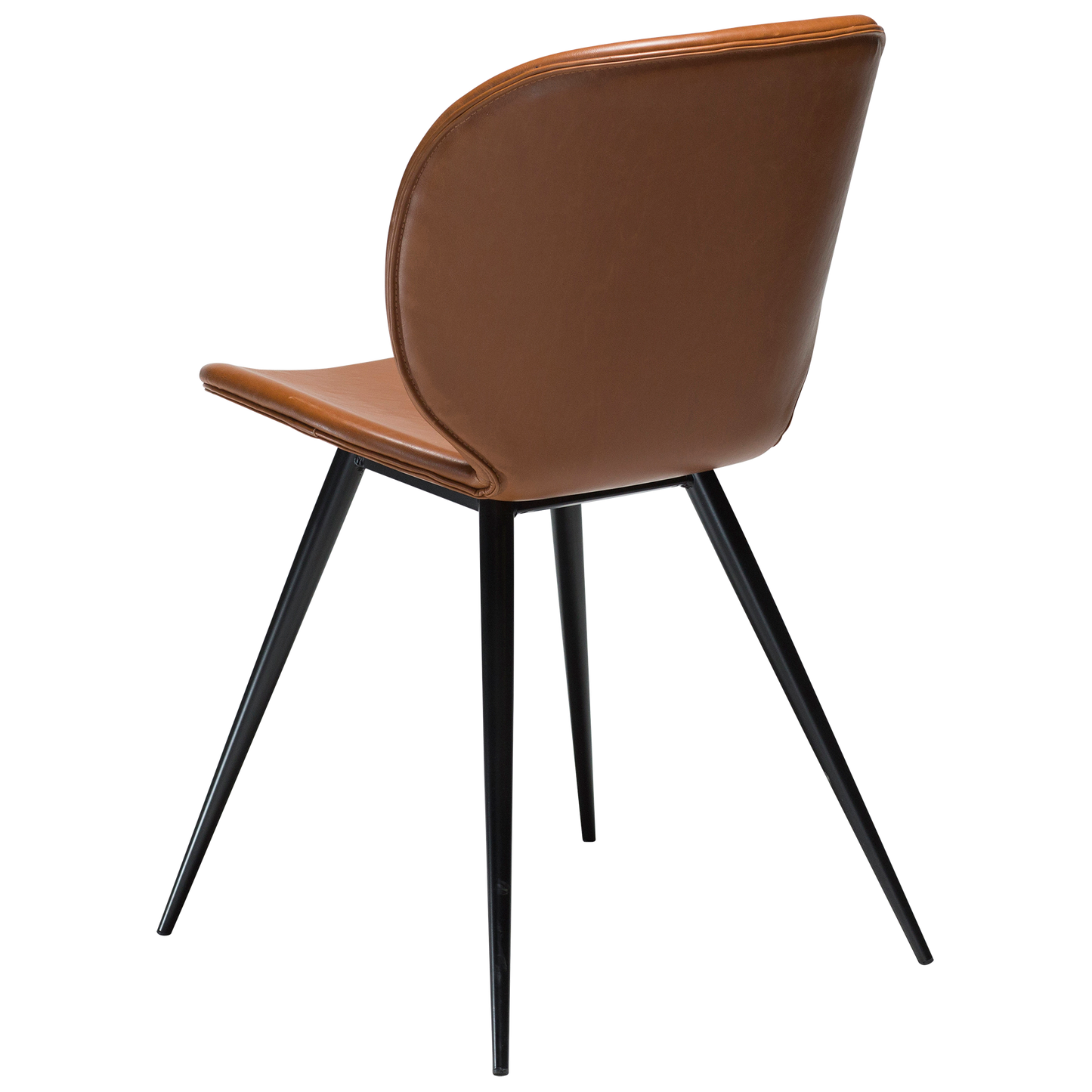 Stuhl Ceiba Kunstleder Mittelbraun (2er-Set)