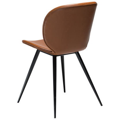 Stuhl Ceiba Kunstleder Mittelbraun (2er-Set)