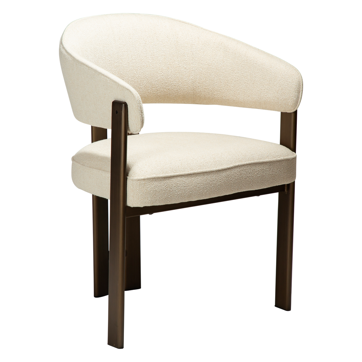 Armlehnstuhl Date Creme (2er-Set)