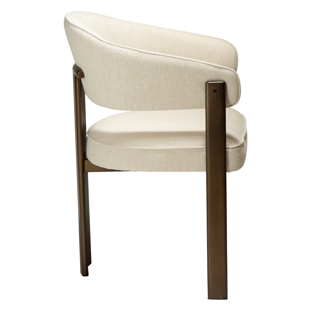 Armlehnstuhl Date Creme (2er-Set)