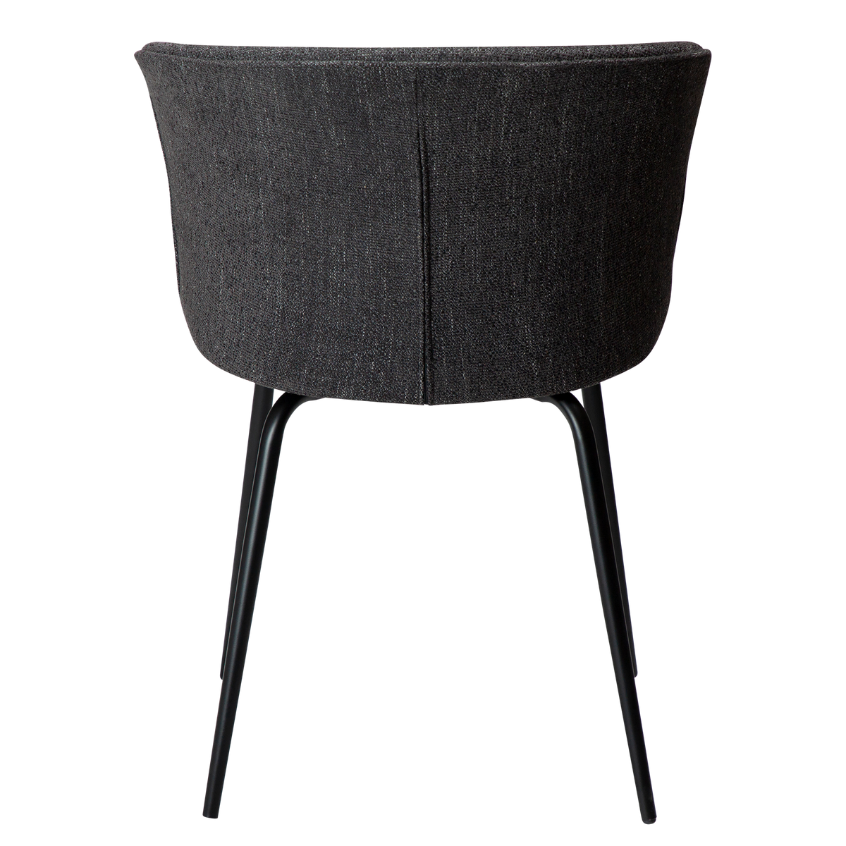 Stuhl Ebony Tiefschwarz (2er-Set)
