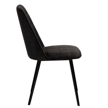 Stuhl Elder Graphitschwarz (2er-Set)