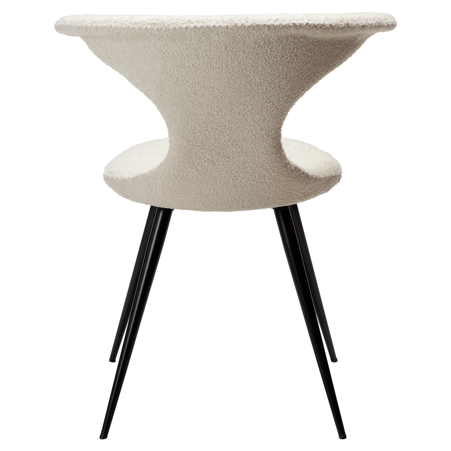 Stuhl Fagus Sand / schwarz konisch (2er-Set)
