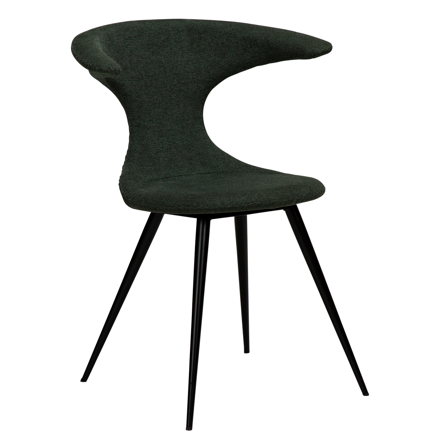 Stuhl Fagus Salbeigrün / schwarz rund (2er-Set)