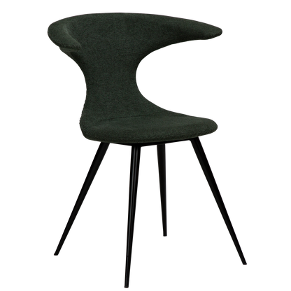 Stuhl Fagus Salbeigrün / schwarz rund (2er-Set)