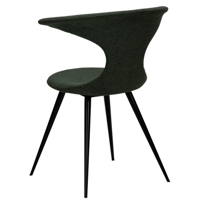 Stuhl Fagus Salbeigrün / schwarz rund (2er-Set)