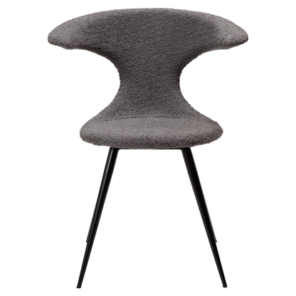 Stuhl Fagus Steingrau / schwarz konisch (2er-Set)