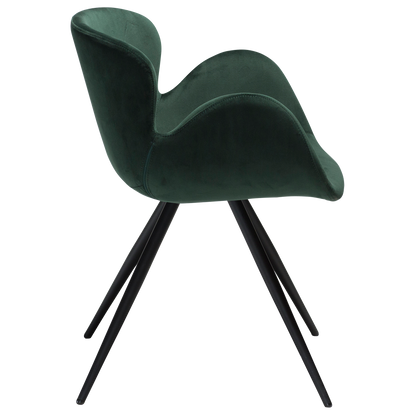 Armlehnstuhl Guava Smaragdgrün (2er-Set)