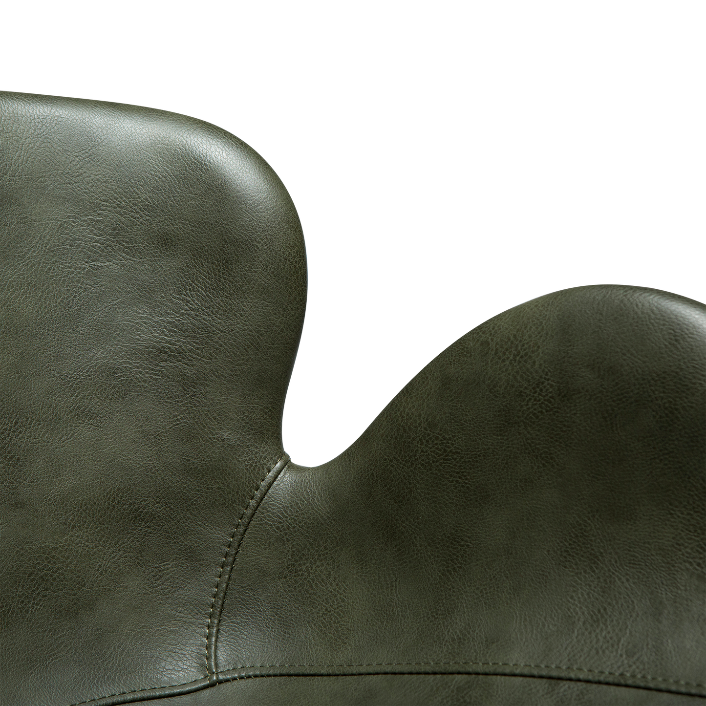 Armlehnstuhl Guava Kunstleder Dunkelgrün (2er-Set)