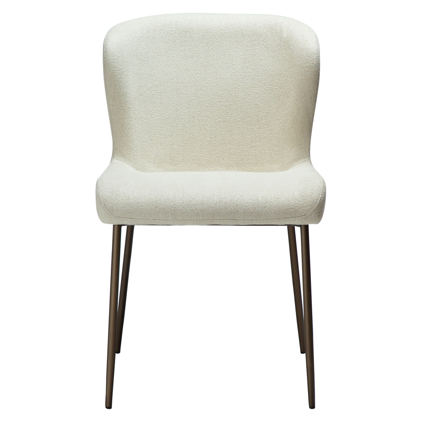 Stuhl Gean Elfenbein / messing (2er-Set)