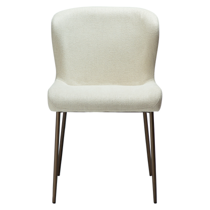 Stuhl Gean Elfenbein / messing (2er-Set)