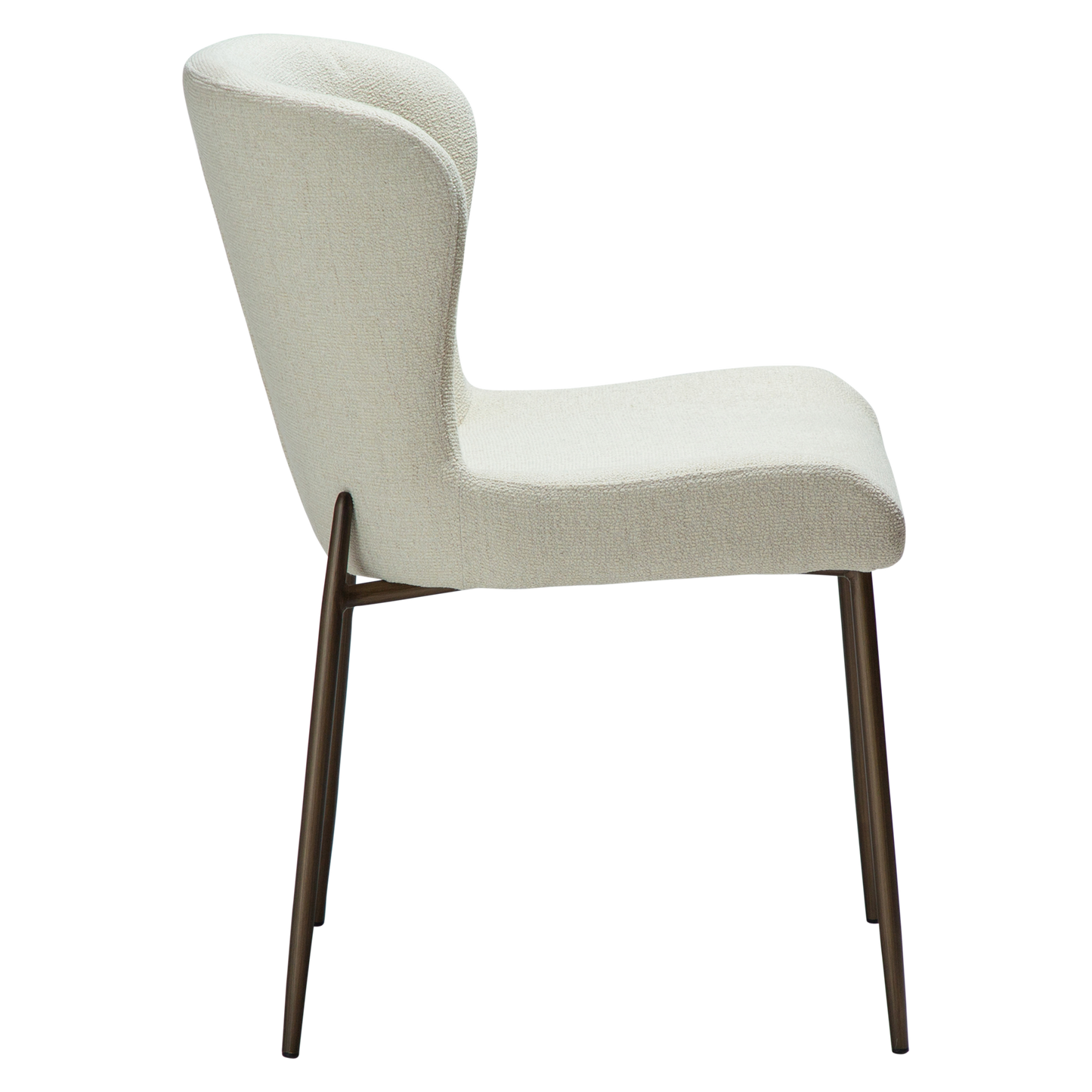 Stuhl Gean Elfenbein / messing (2er-Set)