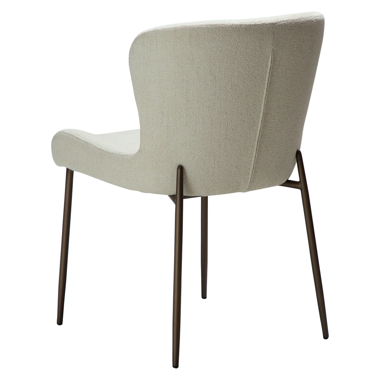 Stuhl Gean Elfenbein / messing (2er-Set)