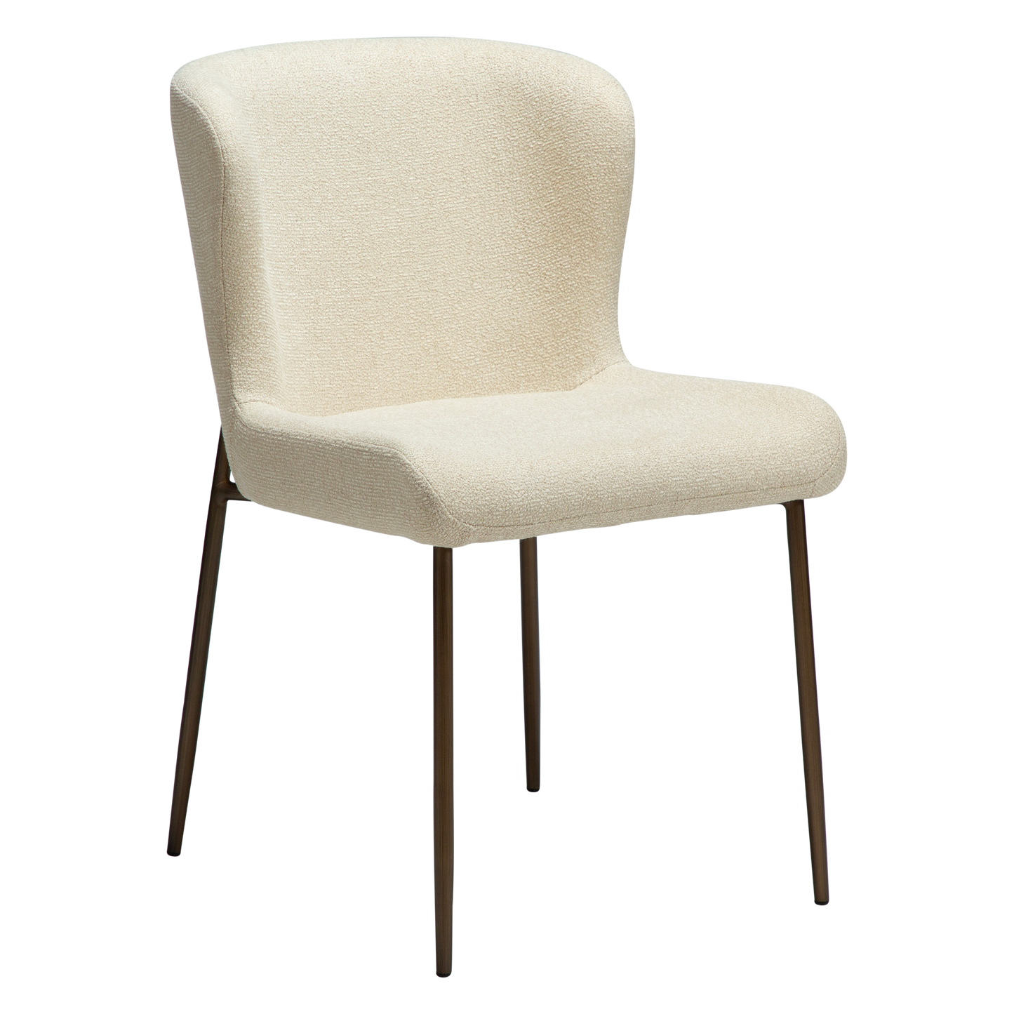 Stuhl Gean Mandelbeige schimmernd (2er-Set)