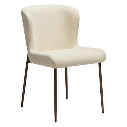 Stuhl Gean Mandelbeige schimmernd (2er-Set)