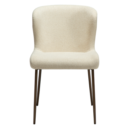 Stuhl Gean Mandelbeige schimmernd (2er-Set)