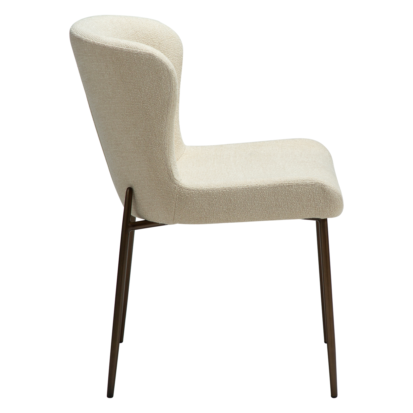 Stuhl Gean Mandelbeige schimmernd (2er-Set)