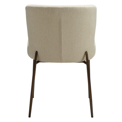 Stuhl Gean Mandelbeige schimmernd (2er-Set)