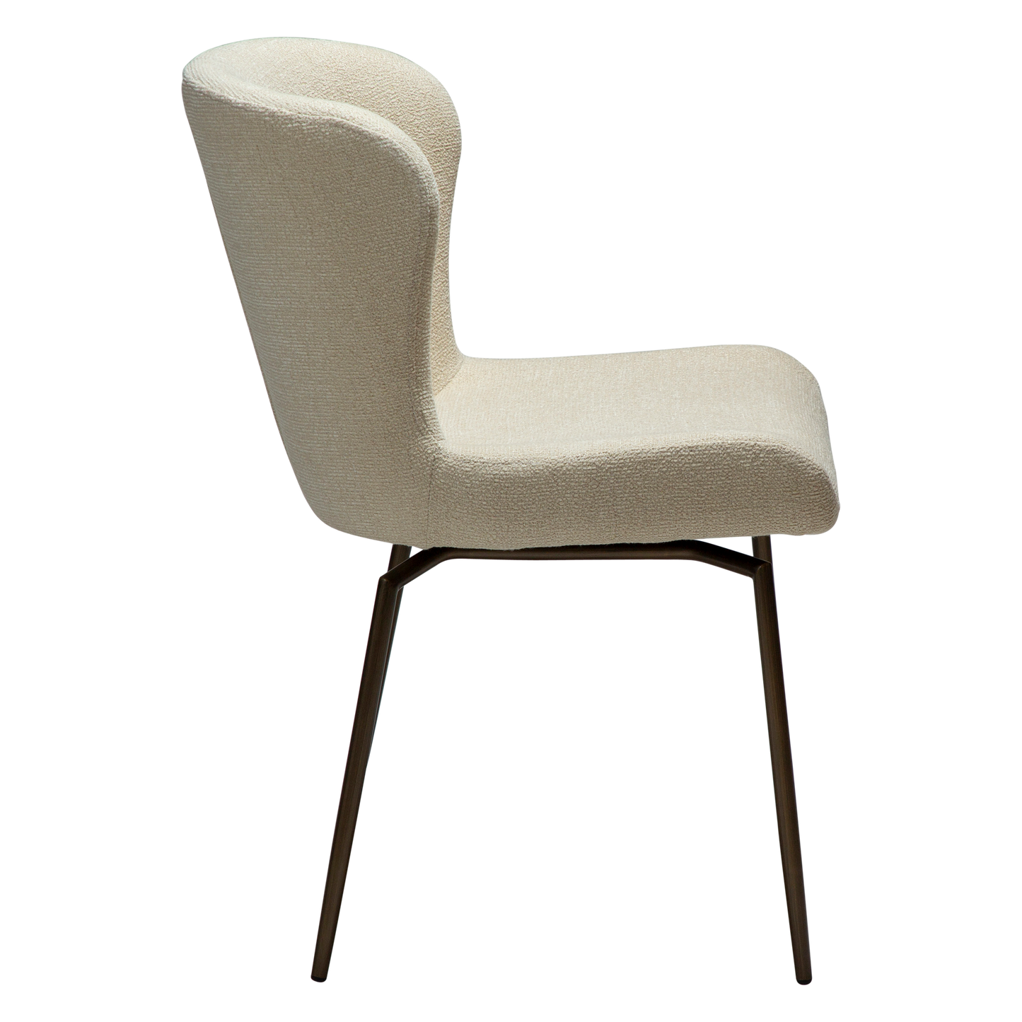 Stuhl Gean Mandelbeige schimmernd schwenkbar (2er-Set)