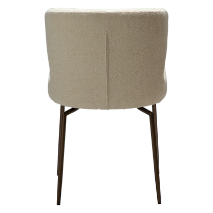 Stuhl Gean Mandelbeige schimmernd schwenkbar (2er-Set)