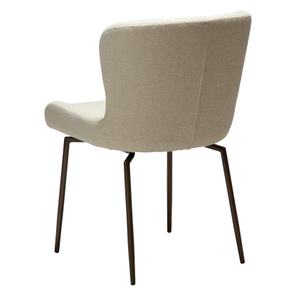 Stuhl Gean Mandelbeige schimmernd schwenkbar (2er-Set)