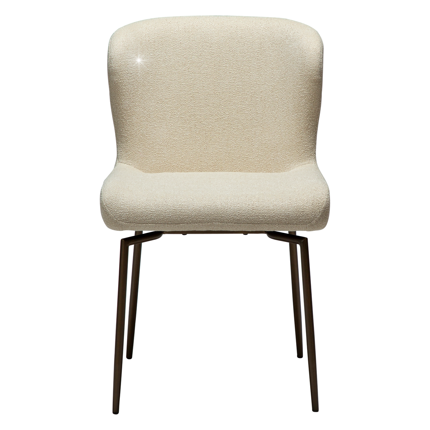 Stuhl Gean Mandelbeige schimmernd schwenkbar (2er-Set)