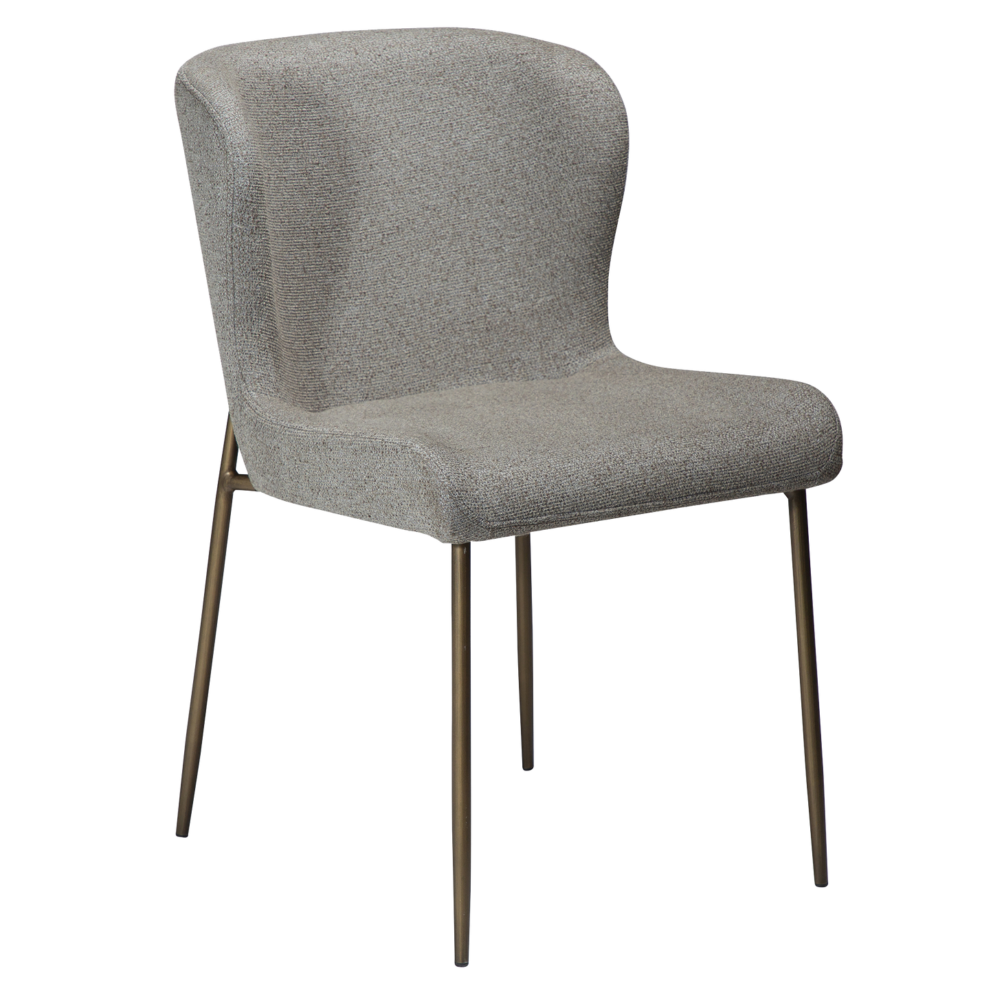 Stuhl Gean Taupe / messing (2er-Set)
