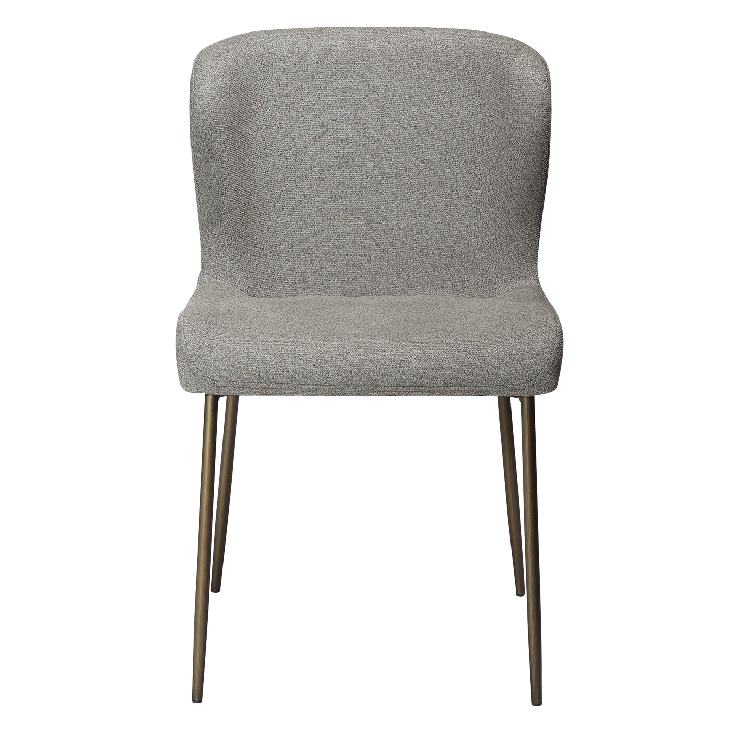 Stuhl Gean Taupe / messing (2er-Set)