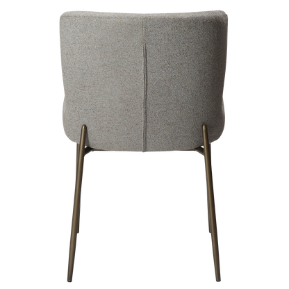 Stuhl Gean Taupe / messing (2er-Set)