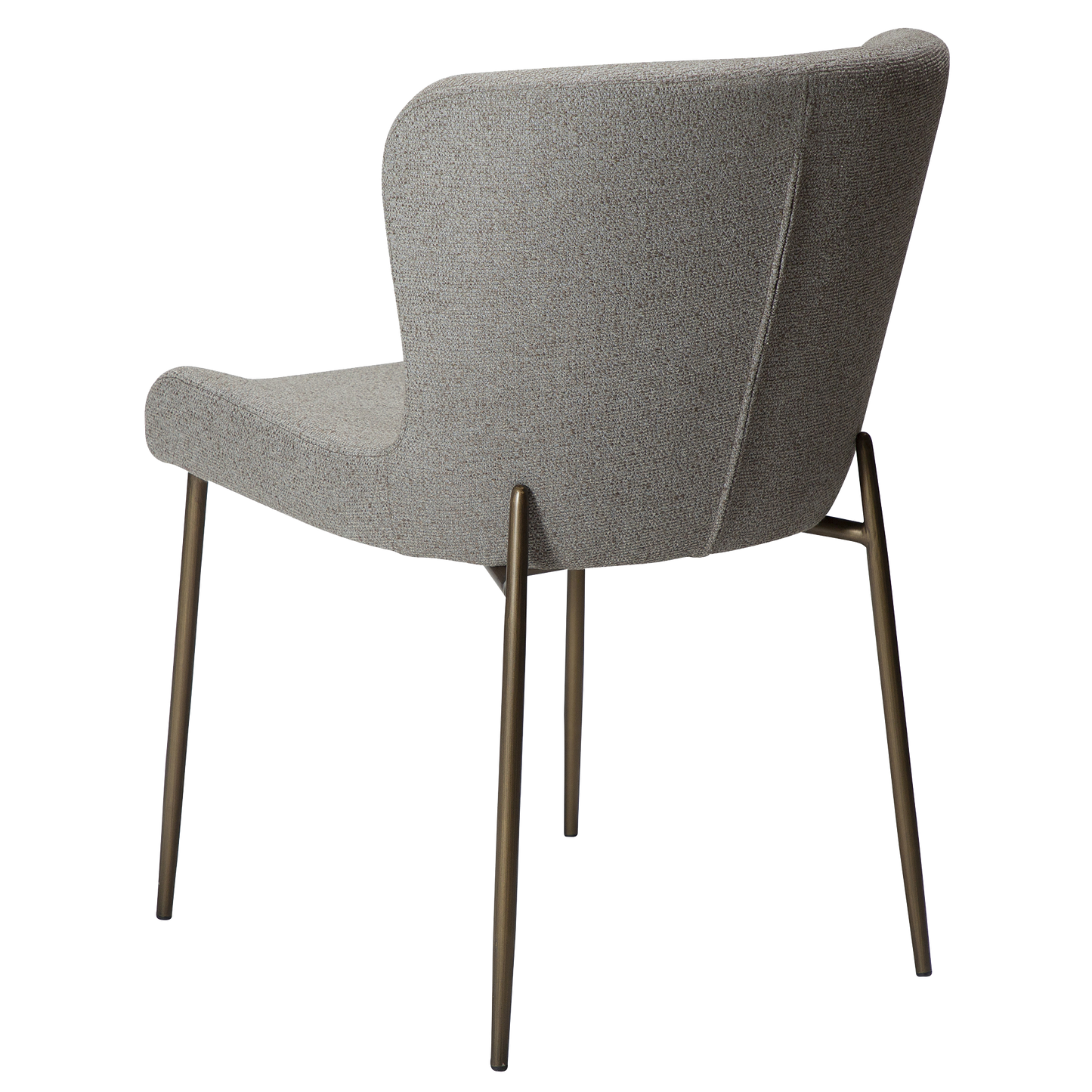 Stuhl Gean Taupe / messing (2er-Set)
