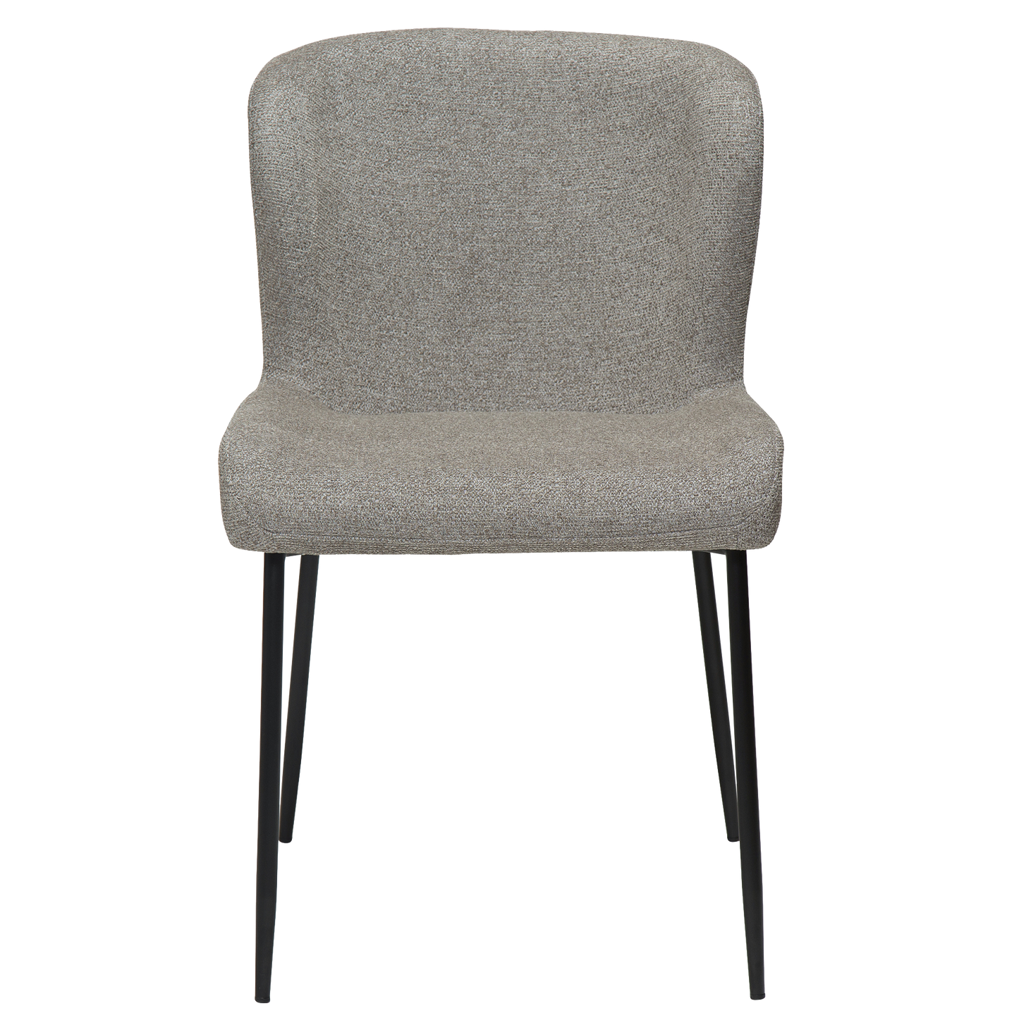 Stuhl Gean Taupe / schwarz (2er-Set)