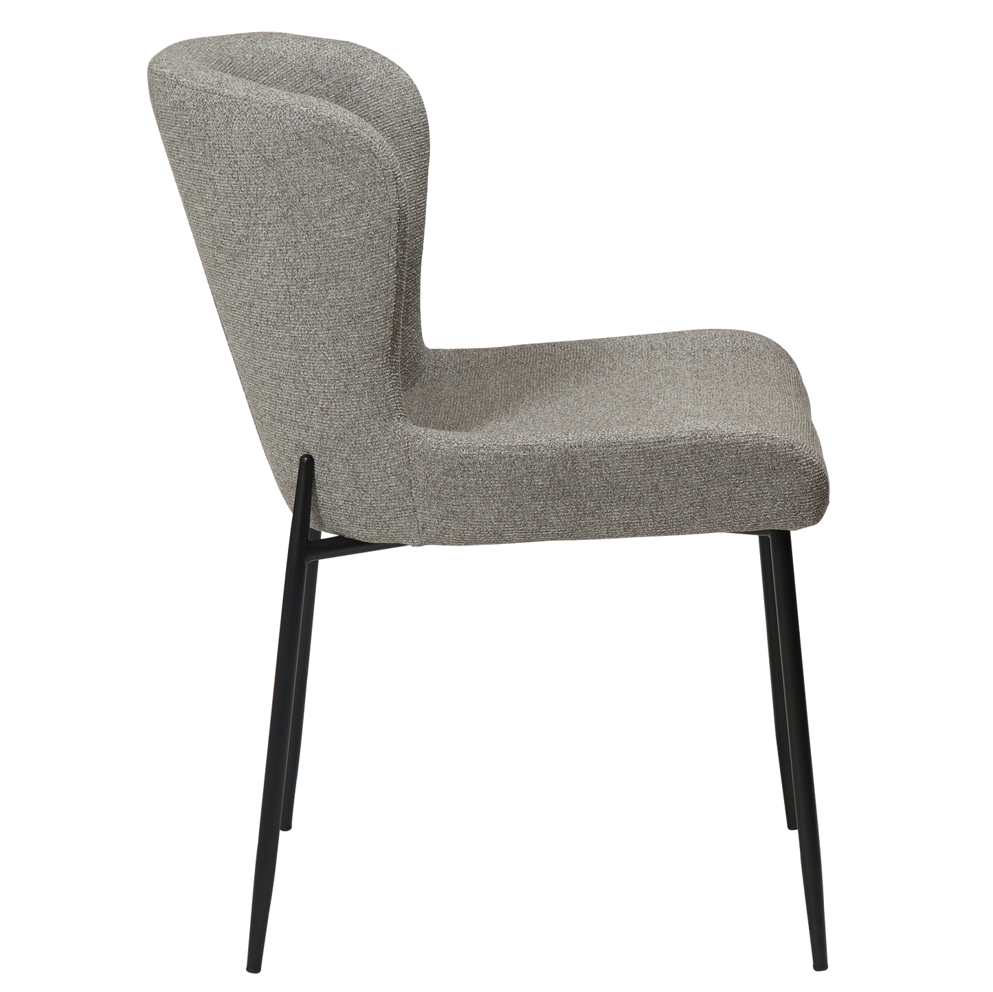 Stuhl Gean Taupe / schwarz (2er-Set)