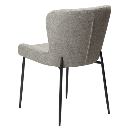 Stuhl Gean Taupe / schwarz (2er-Set)