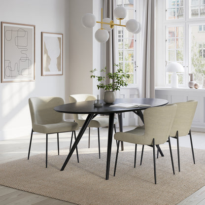 Stuhl Gean Kieselrot (2er-Set)