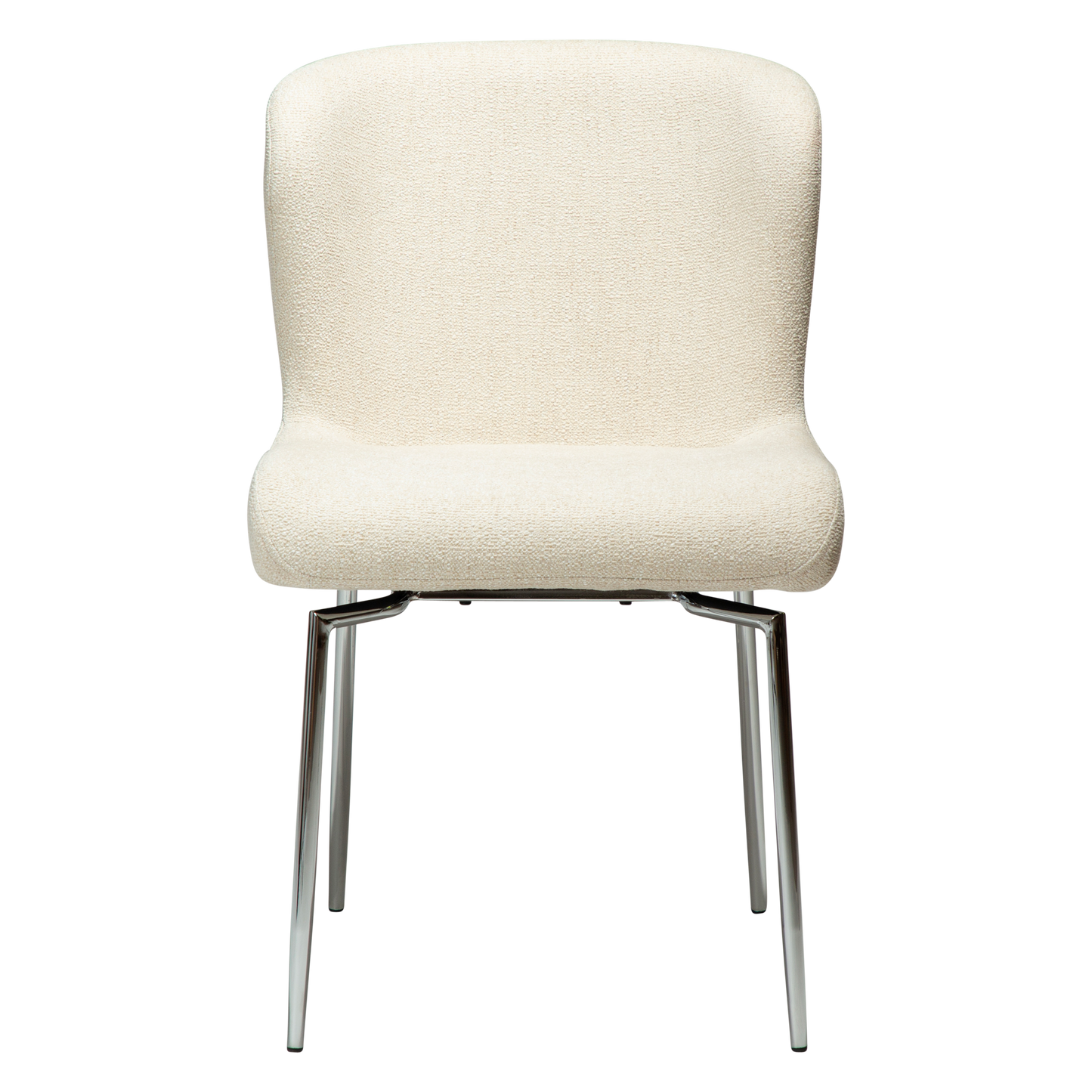 Stuhl Gean Creme / chrom schwenkbar (2er-Set)