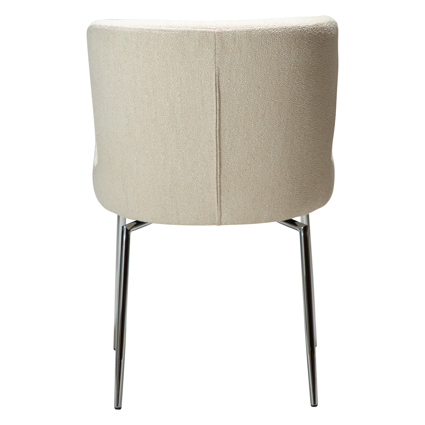 Stuhl Gean Creme / chrom schwenkbar (2er-Set)