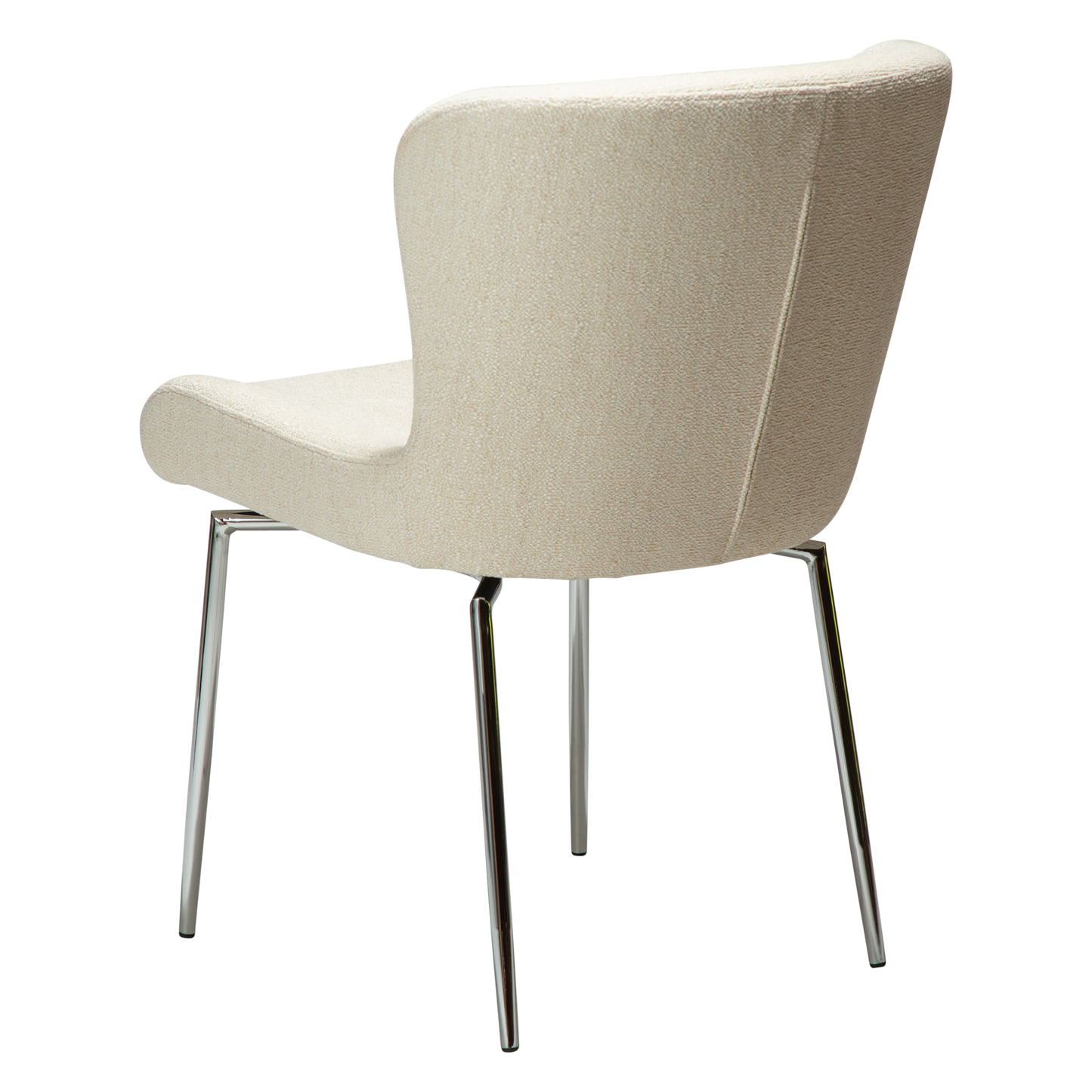 Stuhl Gean Creme / chrom schwenkbar (2er-Set)