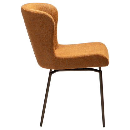 Stuhl Gean Rostorange schwenkbar (2er-Set)