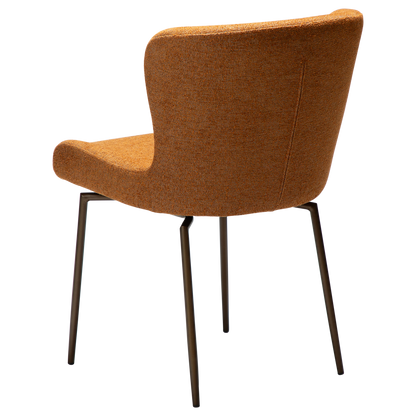 Stuhl Gean Rostorange schwenkbar (2er-Set)