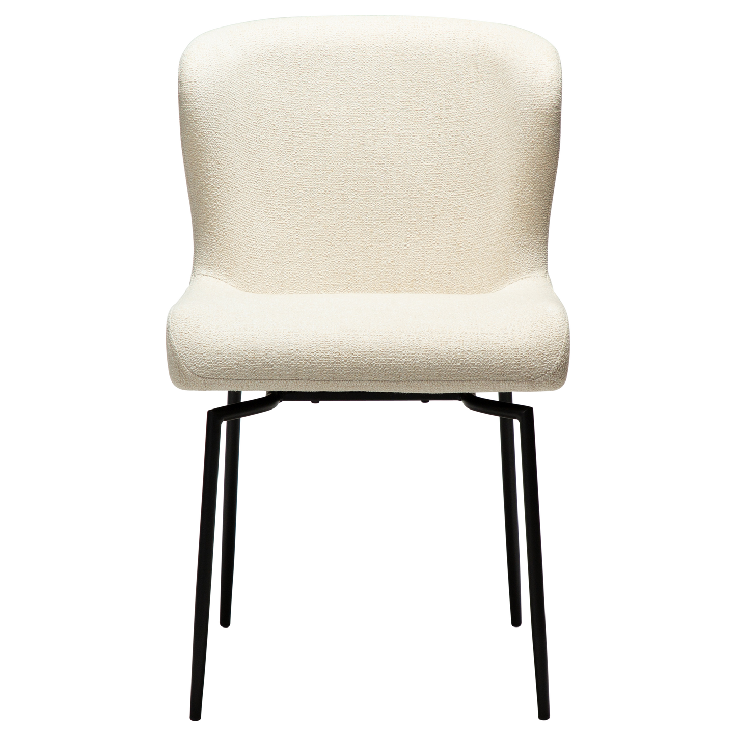 Stuhl Gean Creme / schwarz schwenkbar (2er-Set)