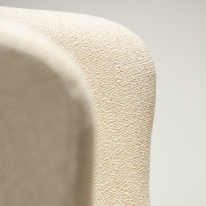 Stuhl Gean Creme / schwarz schwenkbar (2er-Set)